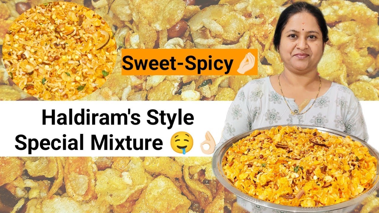 Haldiram Style Special Cornflakes Mixture Sweet-Spicy mixture perfect combination for evening Tea🤌🏻