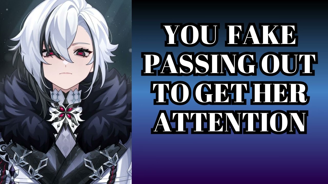 You fake passing out - Arlecchino x Listener Genshin