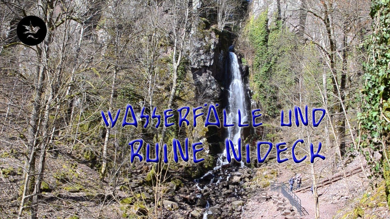 Wasserfall und Burg Nideck