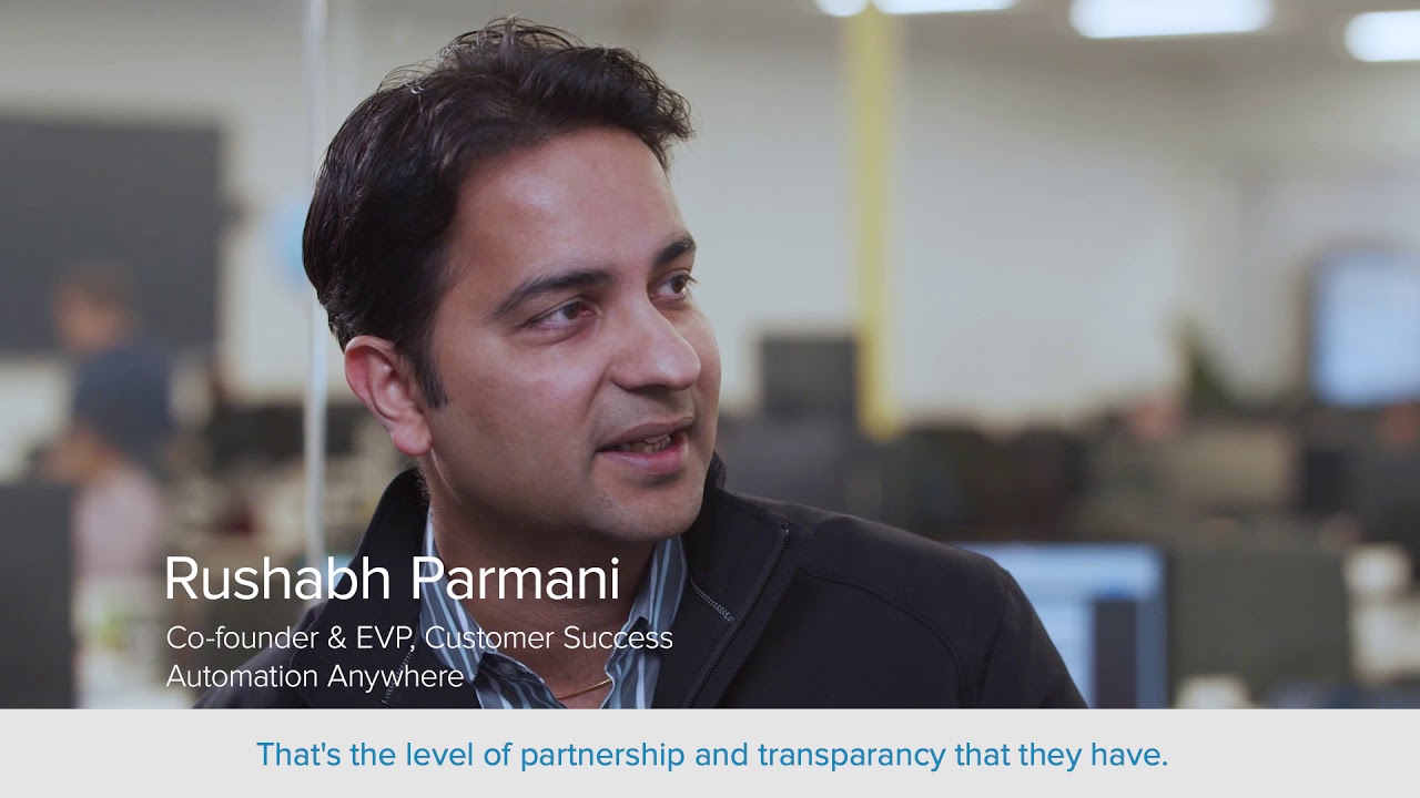 How would you describe Automation Anywhere's relationship with its customers?