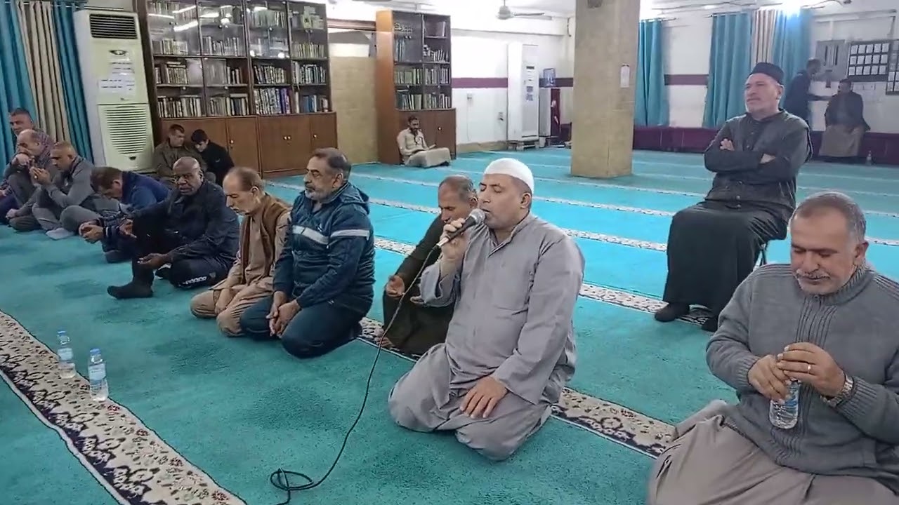 6رقم 4#3#2026 صلاه تراويح في شهر رمضان يوم 15جامع عرفات كان أمام الصلاةدكتور حيدر هادي العودة رفاعي