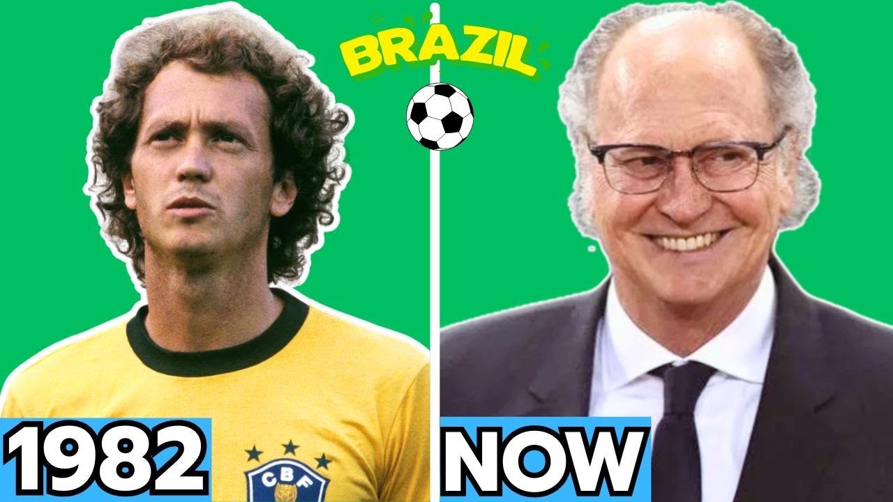 Brazil 🇧🇷 World Cup 1982 Squad ⚽ Then and Now