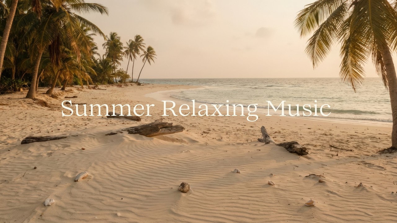 Summer Relaxing Guitar Music ☀️ | Calm,  Peaceful Instrumental & Stress Relief