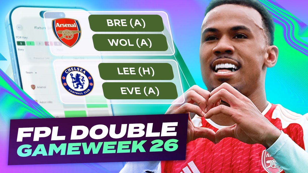 DOUBLE GAMEWEEK 26 ANNOUNCED 🔥 | Fantasy Premier League Tips 2025/26