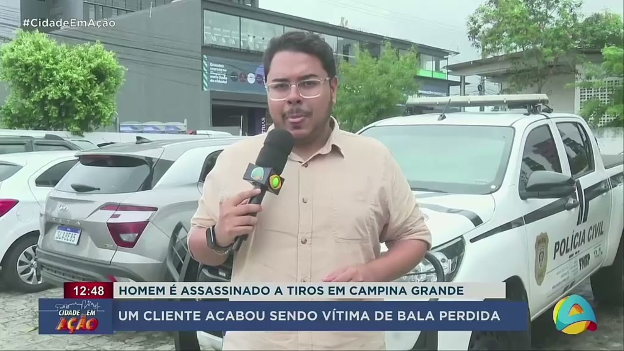 Cidade em Ação - Homem é assassinado a tiros em Campina Grande