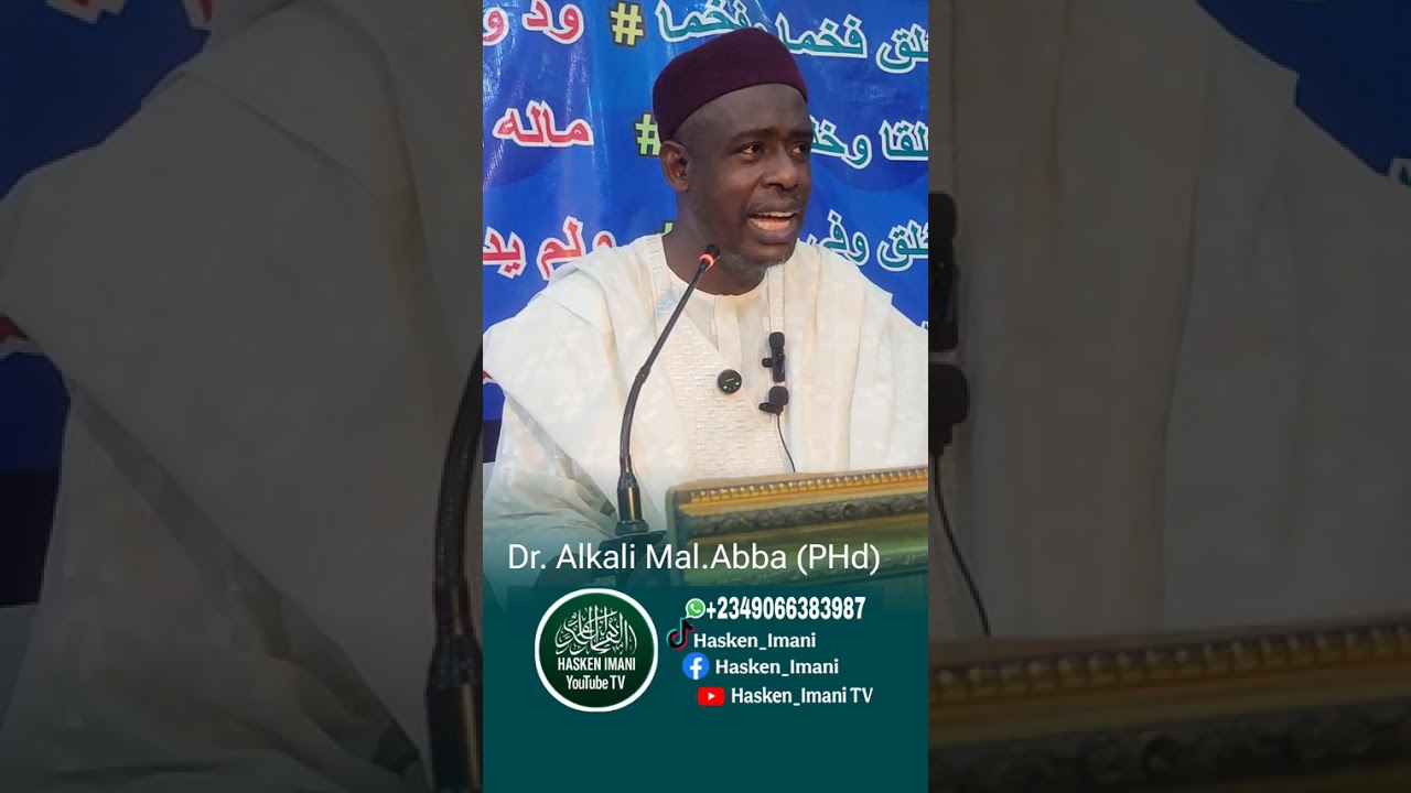 Dr.Alkali Mal.Abba masoya Annabi ne