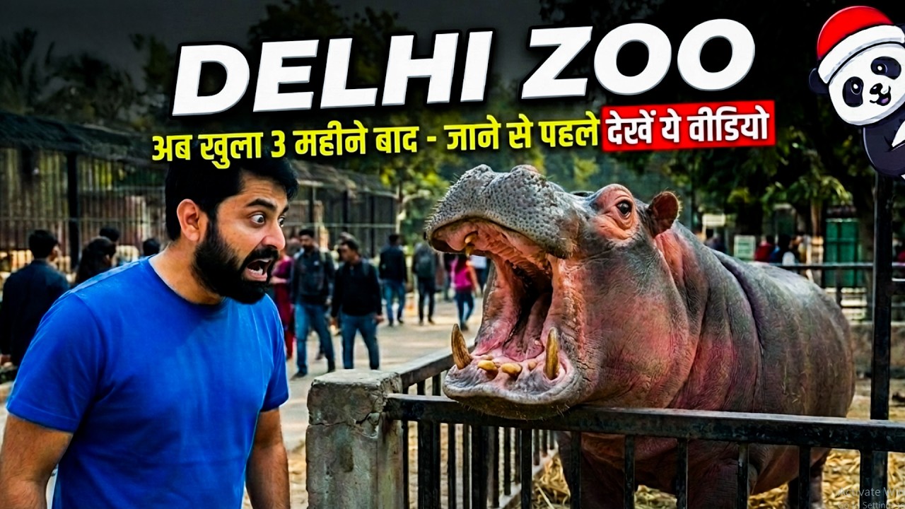 Delhi Zoo FINALLY OPEN ! 🐯 First Look After 2 Months | Delhi Ka Chidiyaghar