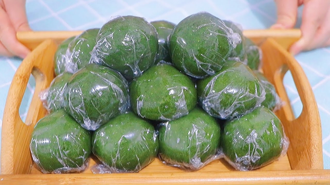 这是我做青团用了20年的老方法，青团不塌陷不变色，放3天都不硬【小鵝美食】