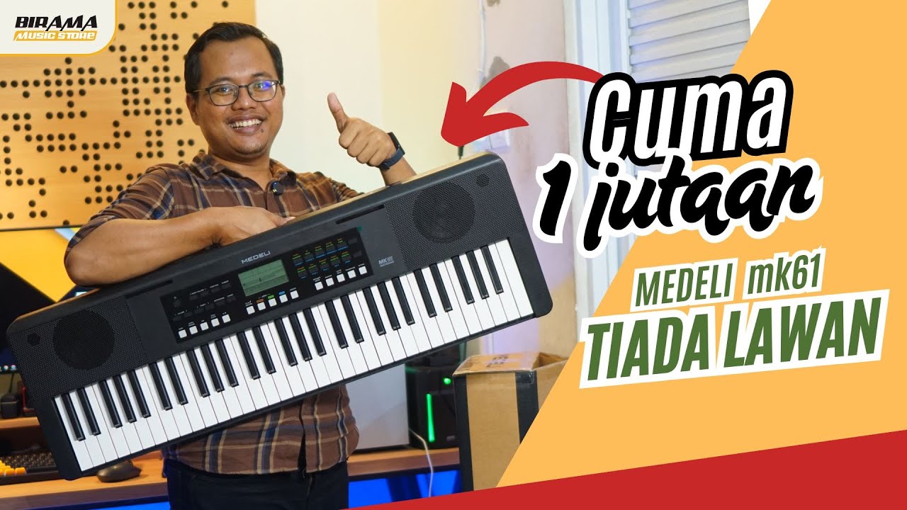 CUMA 1 JUTAAN..!!, MEDELI MK61 Tiada Lawan, Sudah Touch Response, Bisa Midi Controller