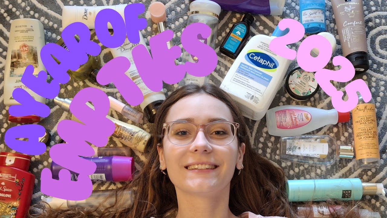 ALL MY EMPTIES FOR 2025! | Did I hit 50 empties? | Project Pan