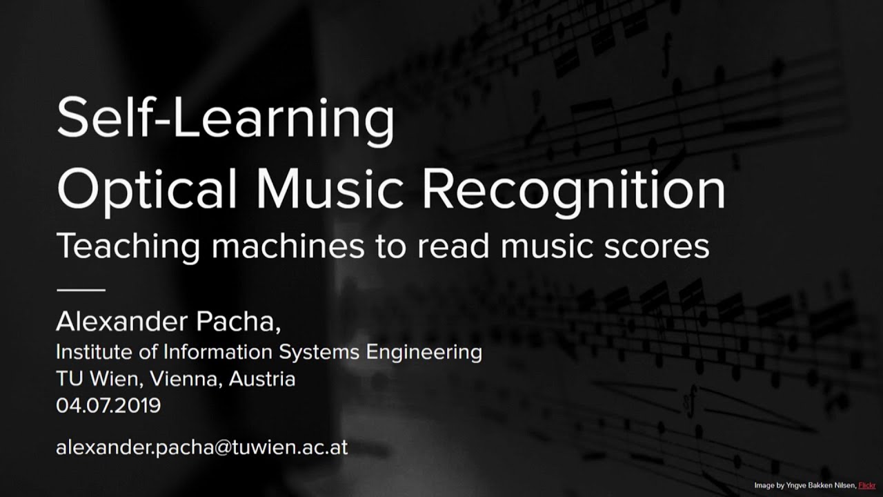 Self-Learning Optical Music Recognition