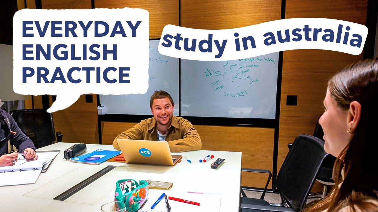 What's an English class in Australia really like? | Real Life English Practice