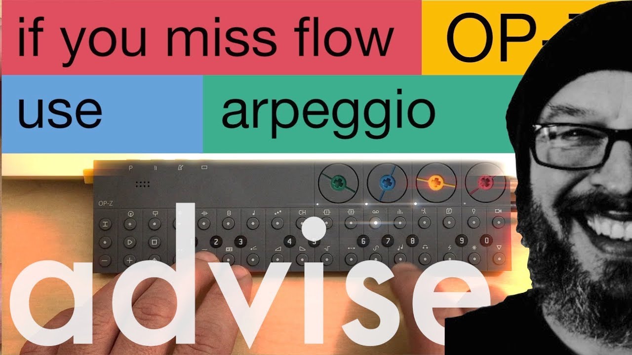 OP-Z - If you miss flow, use Arpeggio ;-) | teenage engineering