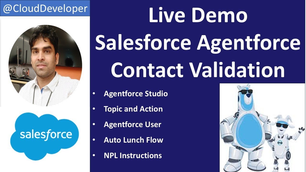 Salesforce Agentforce Contact Validation Agent in 30 Minutes