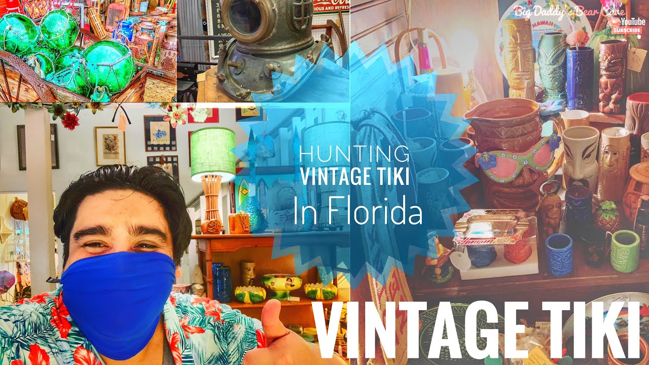Hunting Vintage Tiki in Central Florida at Renningers Antiques and Through The Years Vintage Market