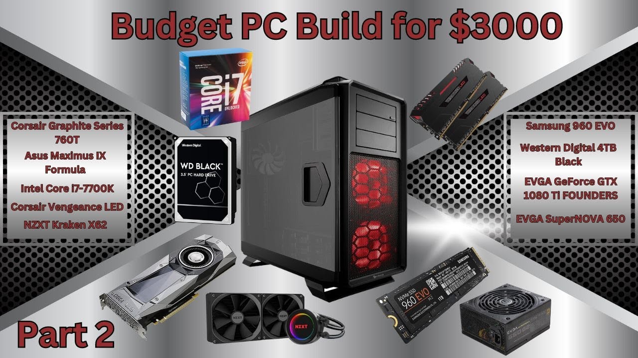$3000 PC BUILD LIVE!!! PART 2