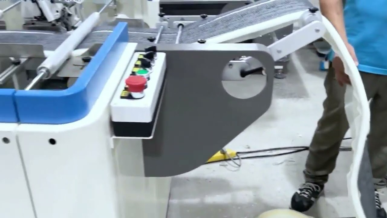 EA-ZX-TJ-2BJS Mattress side boarder with multi-needle and overlocking station
