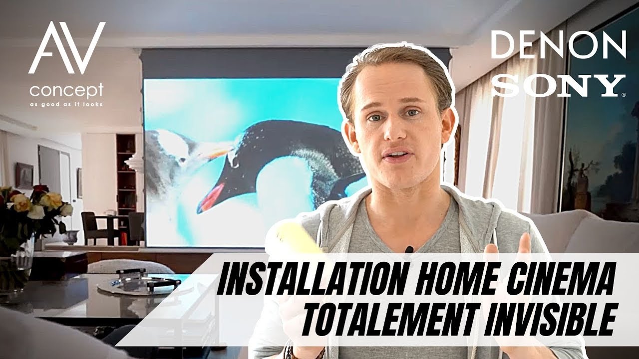 Garches : Installation Home Cinema totalement invisible