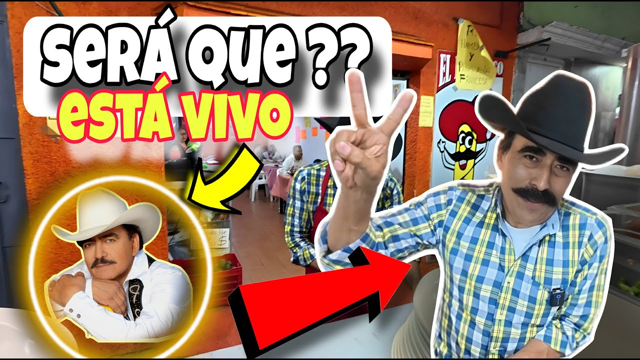 Está vivo 😱 y vende TACOS ♥️ la viva reencarnación de JOAN SEBASTIAN el bigotaco 🧔🌮