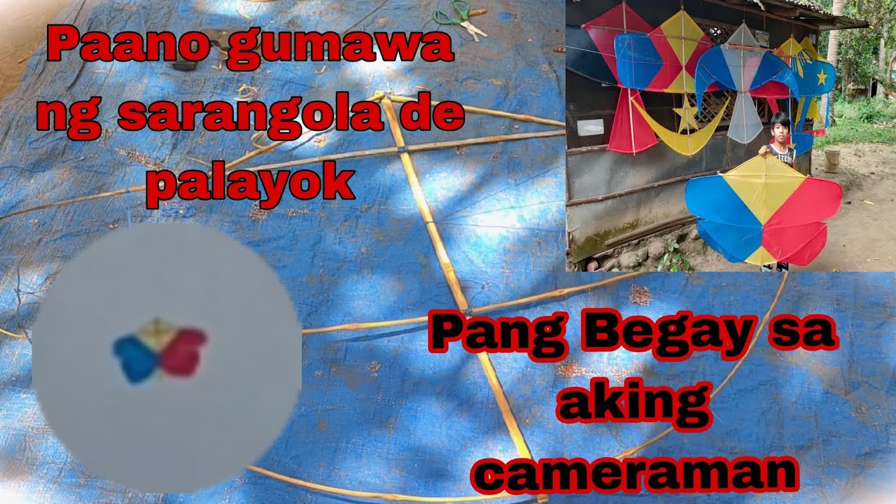 Paano gumawa ng sarangola de palayok tutorial. Pang Begay sa aking camerman.