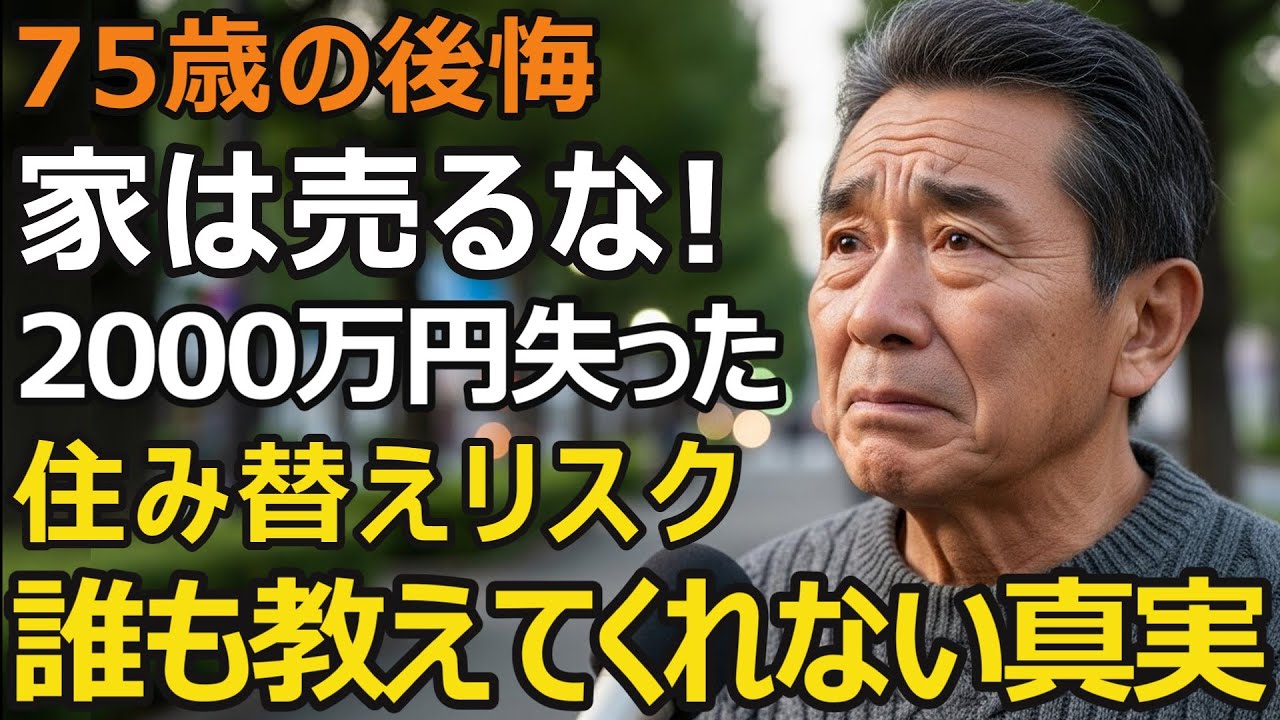 75歳男性、2,000万円の貯金が3年で100万円に…年金生活を圧迫する老後の住み替え失敗の全て