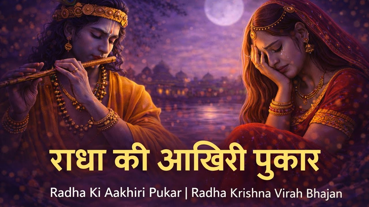 राधा की आख़िरी पुकार | Radha Krishna Virah Bhajan | Emotional Sad Bhajan