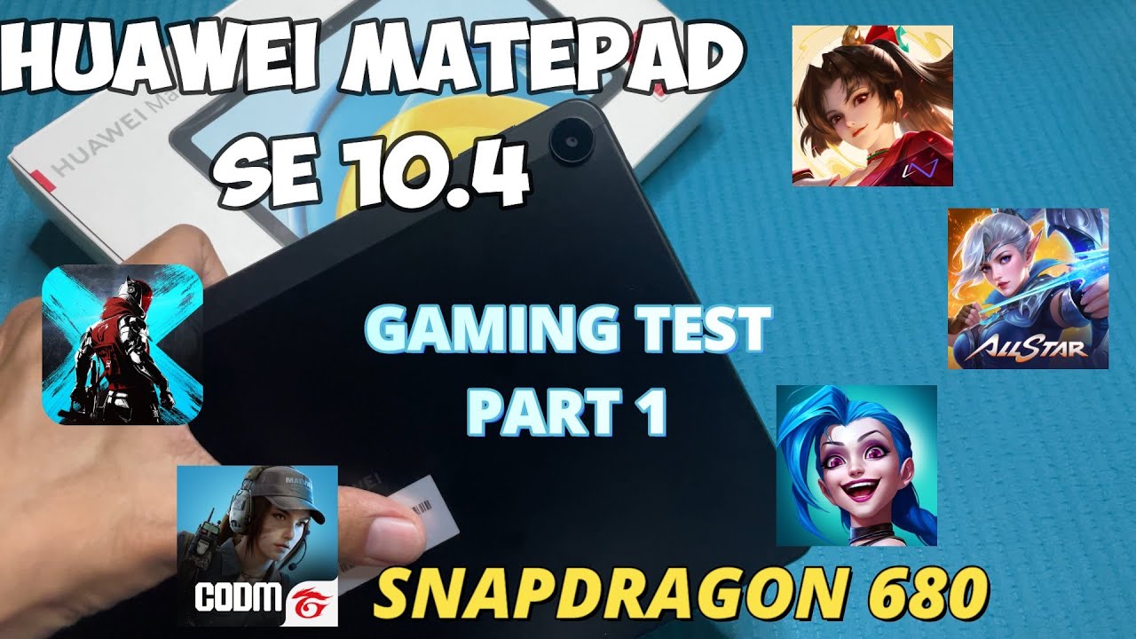 Huawei Matepad SE 10.4 | GAME TEST (Blood Strike, CODM, HoK, Mobile Legends, & Wild Rift) Part 1