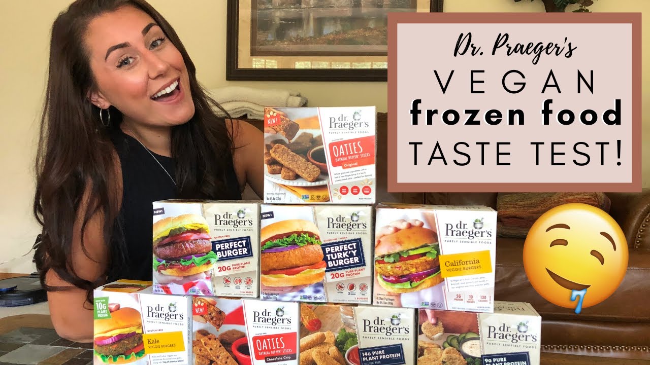 the BEST vegan frozen food!! *Dr Praeger's Taste Test*