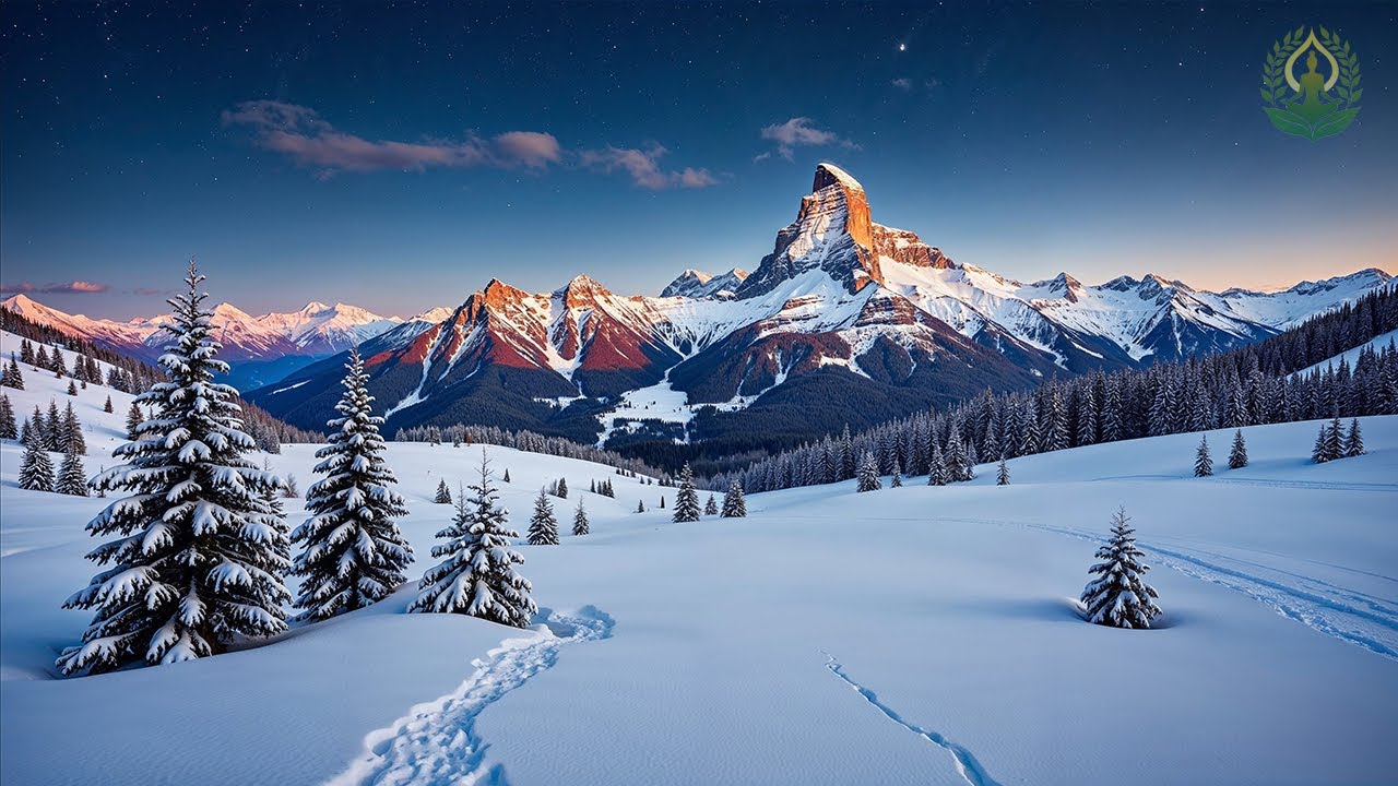 (No Ads) Beautiful Winter Music ❄️ Gentle Relaxing Music to Calm the Soul with Soft Melodies