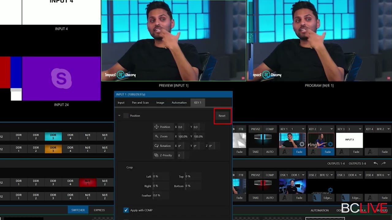 Building Comps in TriCaster TC2 Elite