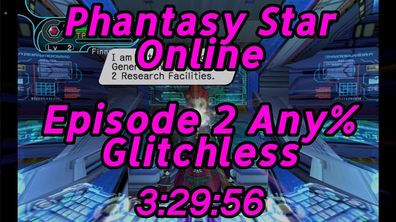 Phantasy Star Online Episode 2 Any% Glitchless Speedrun [Former WR] - 3:29:56