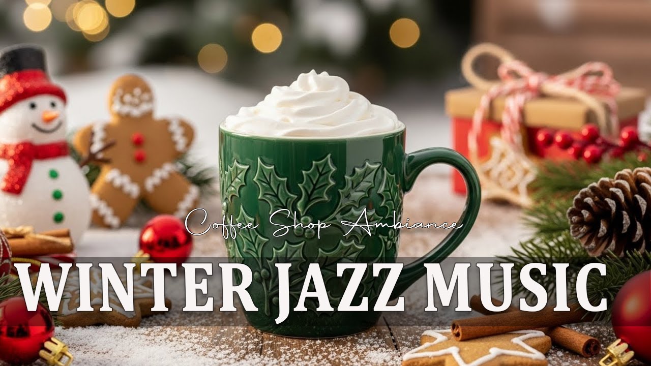 Winter Jazz Music - Coffee Shop Ambiance ☕ Coffee Shop Ambiance &  Jazz Music for Relaxation.