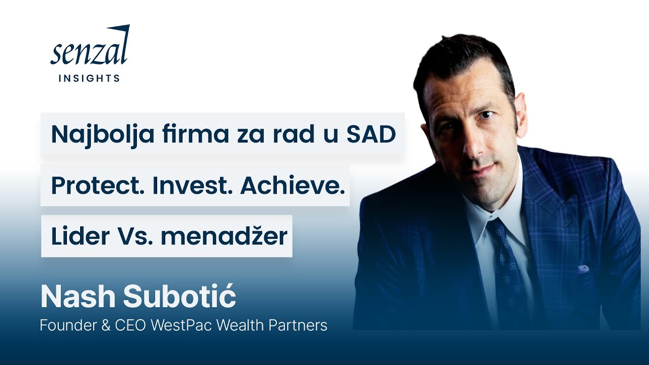 Put do finansijske slobode nema prečica. | Nash Subotić | Senzal Insights