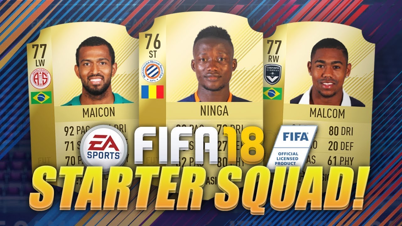 CHEAP FIFA 18 STARTER TEAM! w/ HIDDEN GEMS! (FIFA 18 Ultimate Team)