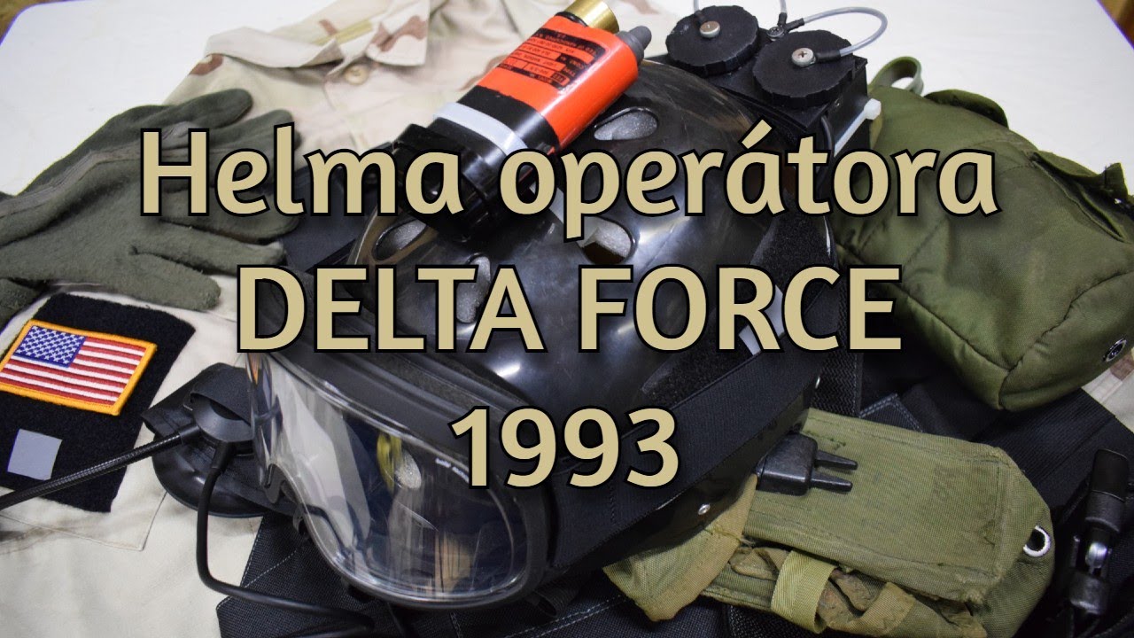 5# dielňa - Ako si postaviť helmu operátora Delta Force 1993 - Návod