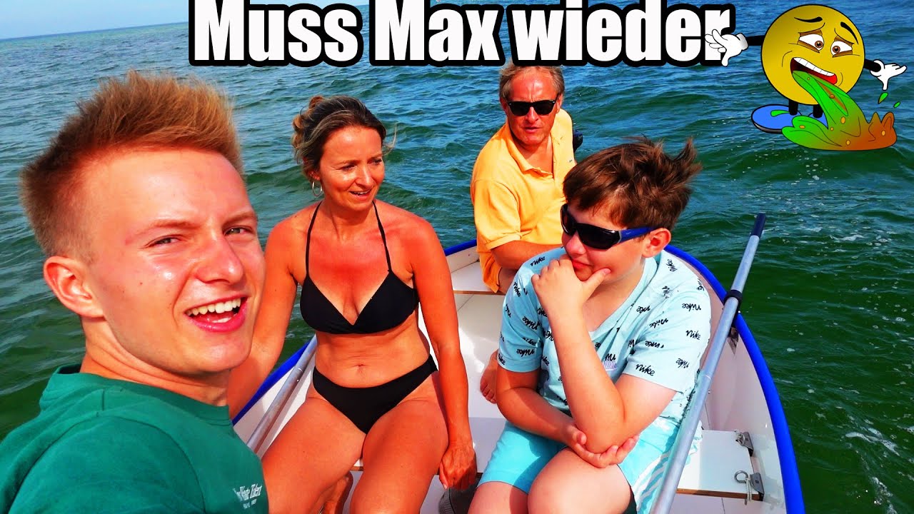 Über die Ostsee im Klappboot - muss Max wieder 🤮 Banana-Boot TipTapTube