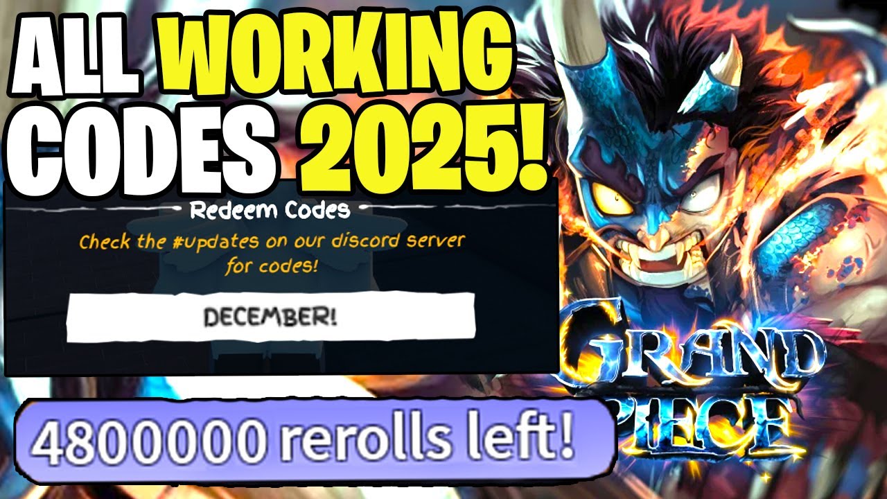 *NEW* ALL WORKING CODES FOR GRAND PIECE ONLINE IN 2025! ROBLOX GRAND PIECE ONLINE CODES