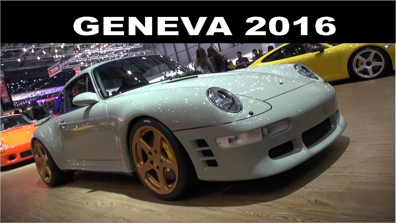Geneva 2016 - RUF Stand Tour - Brand new CLASSIC Porsche's!