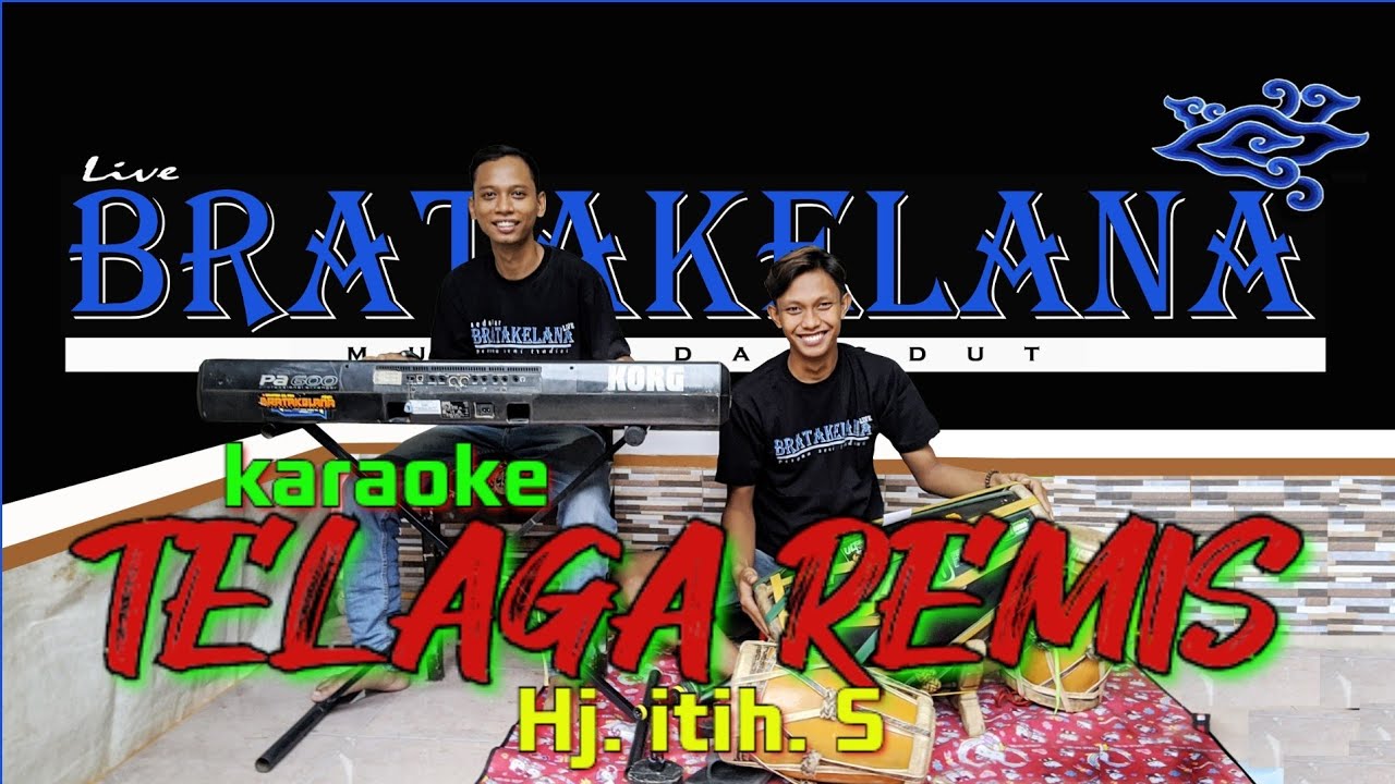 TELAGA REMIS Karaoke KENDANG RAMPAK Version (Hj. itih. S)