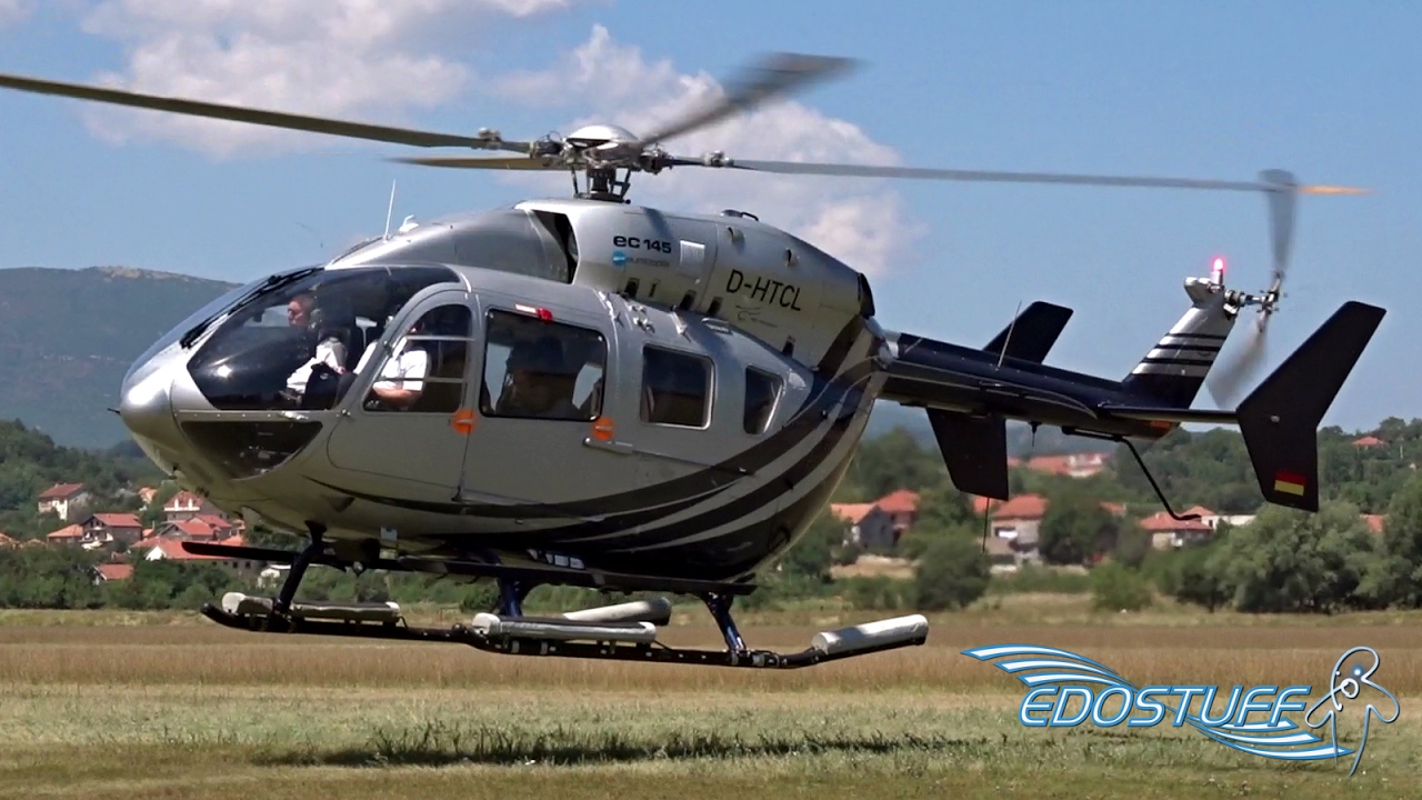 Eurocopter-Kawasaki EC-145 - Close-up at Piket Airfield LDSS Sinj Croatia