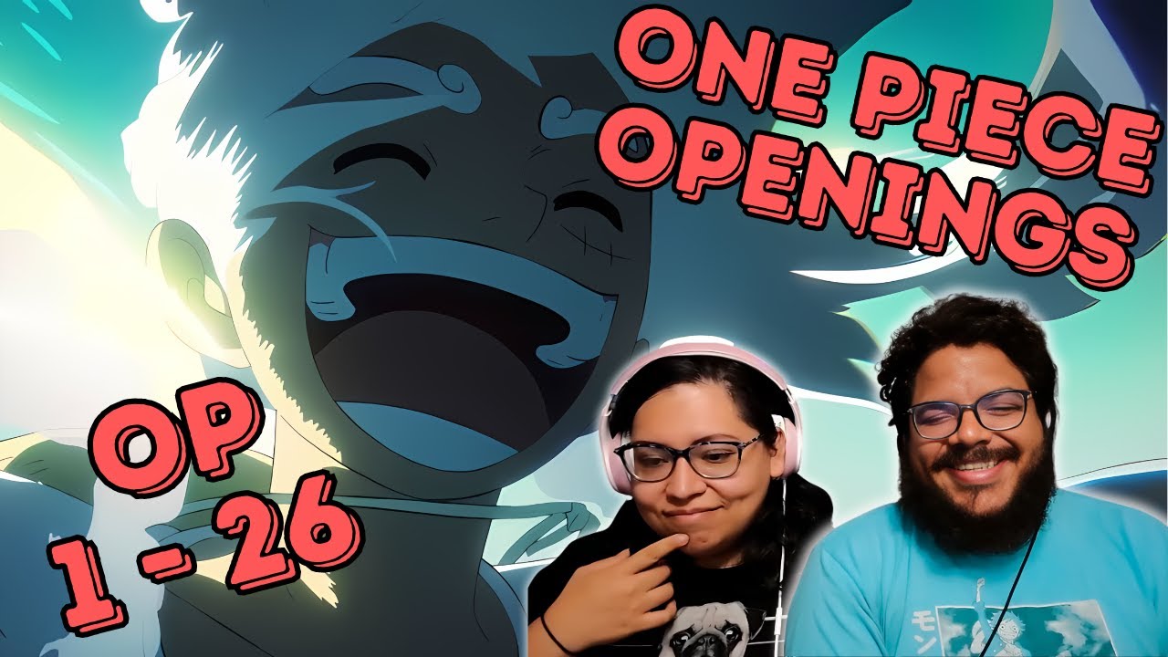 My Wife's FIRST TIME REACTION To All One Piece Openings!