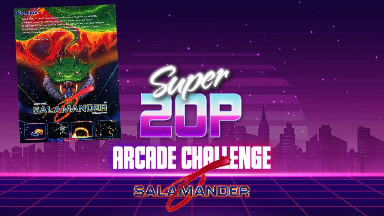 Супер 20-пенсовый аркадный челлендж 👾 - Саламандра 🦎