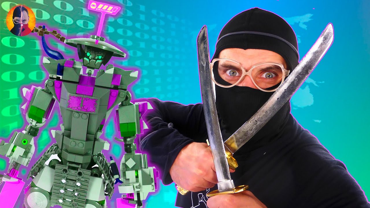 ЧМЗН VS КИБЕР ТИТАН ОНИ - БИТВА ЗА ИГРОВОЙ LEGO АВТОМАТ ЛЛОЙДА! ДРАКОН ПОГИБ?!