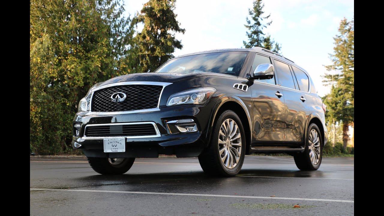 The 2017 INFINITI QX80 is a made in Japan Full Size Body on Frame Luxury SUV