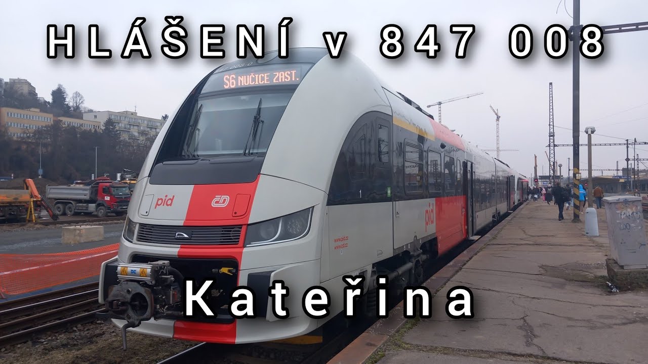 Hlášení ve vlaku Os 19919 (Beroun - Praha-Smíchov) [847 008]