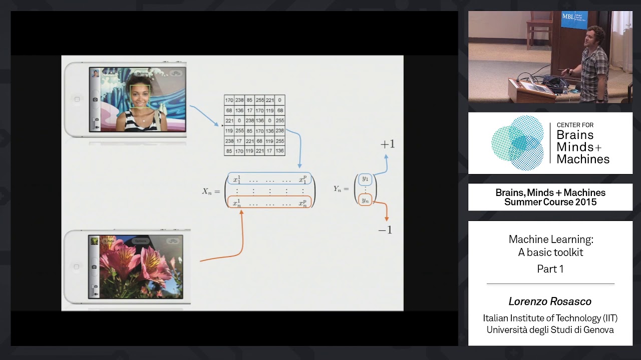 Tutorial 3.1: Lorenzo Rosasco - Machine Learning Part 1