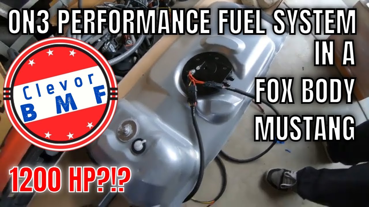 Foxbody On3 Fuel System Install - Yes it's big...