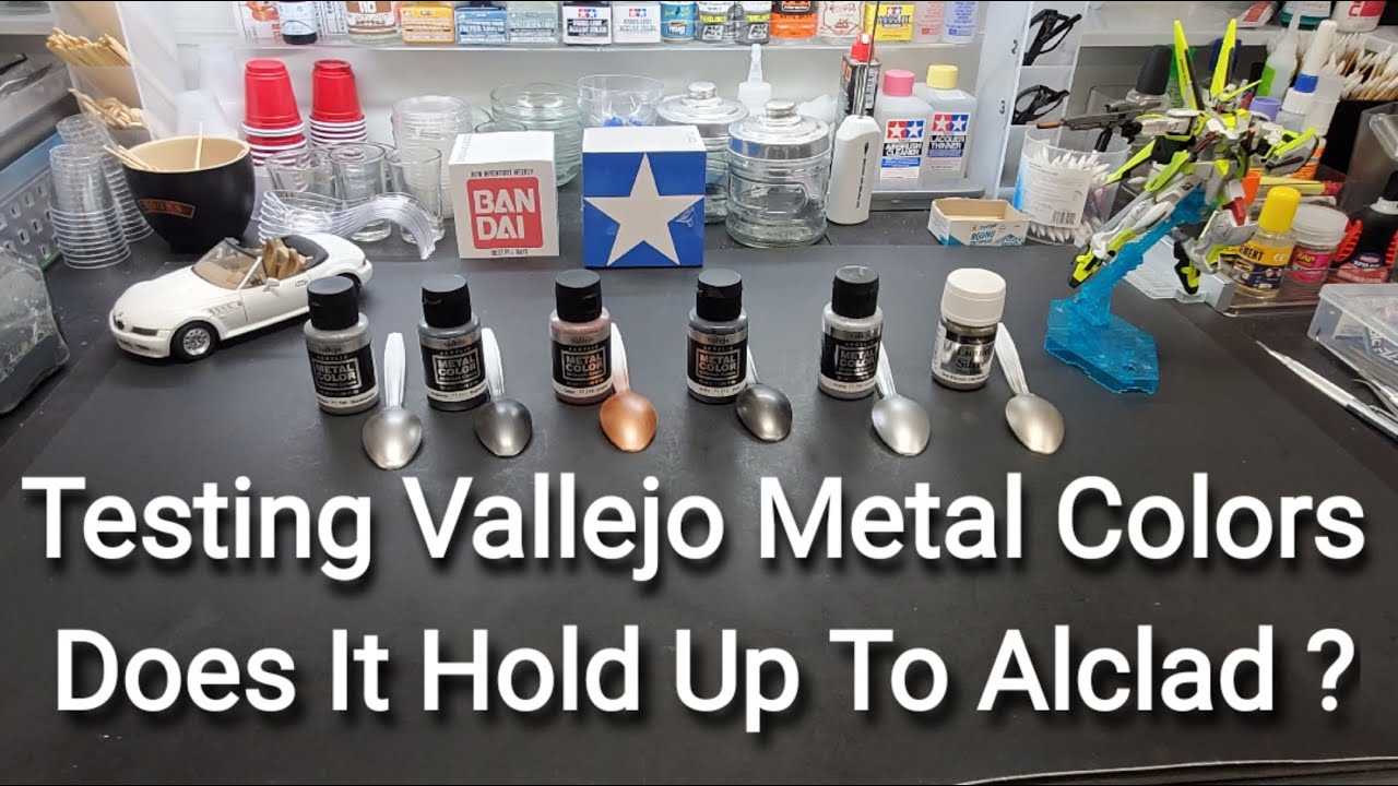 Testing Vallejo Metal Colors - Does It Hold Up To Alclad ???