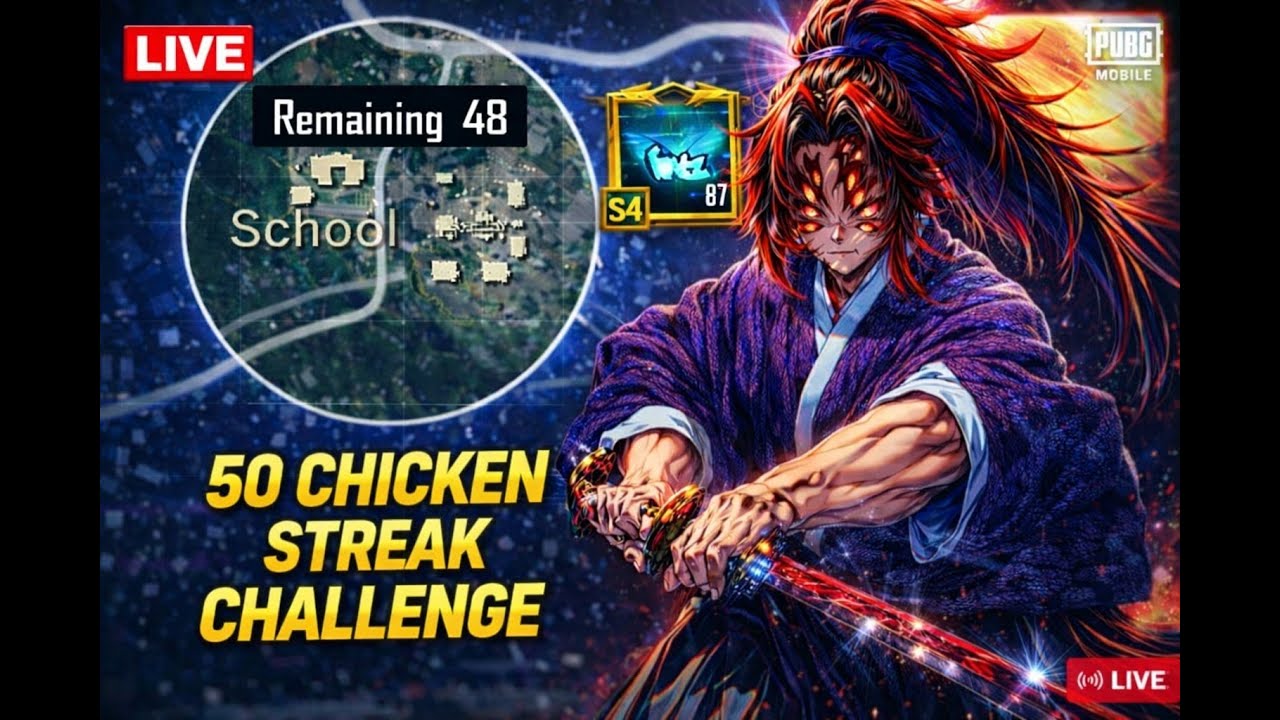 50 CHICKEN STREAK HO PAYEGI   || STREAM [ 592 ] || HACKY GAMING ||