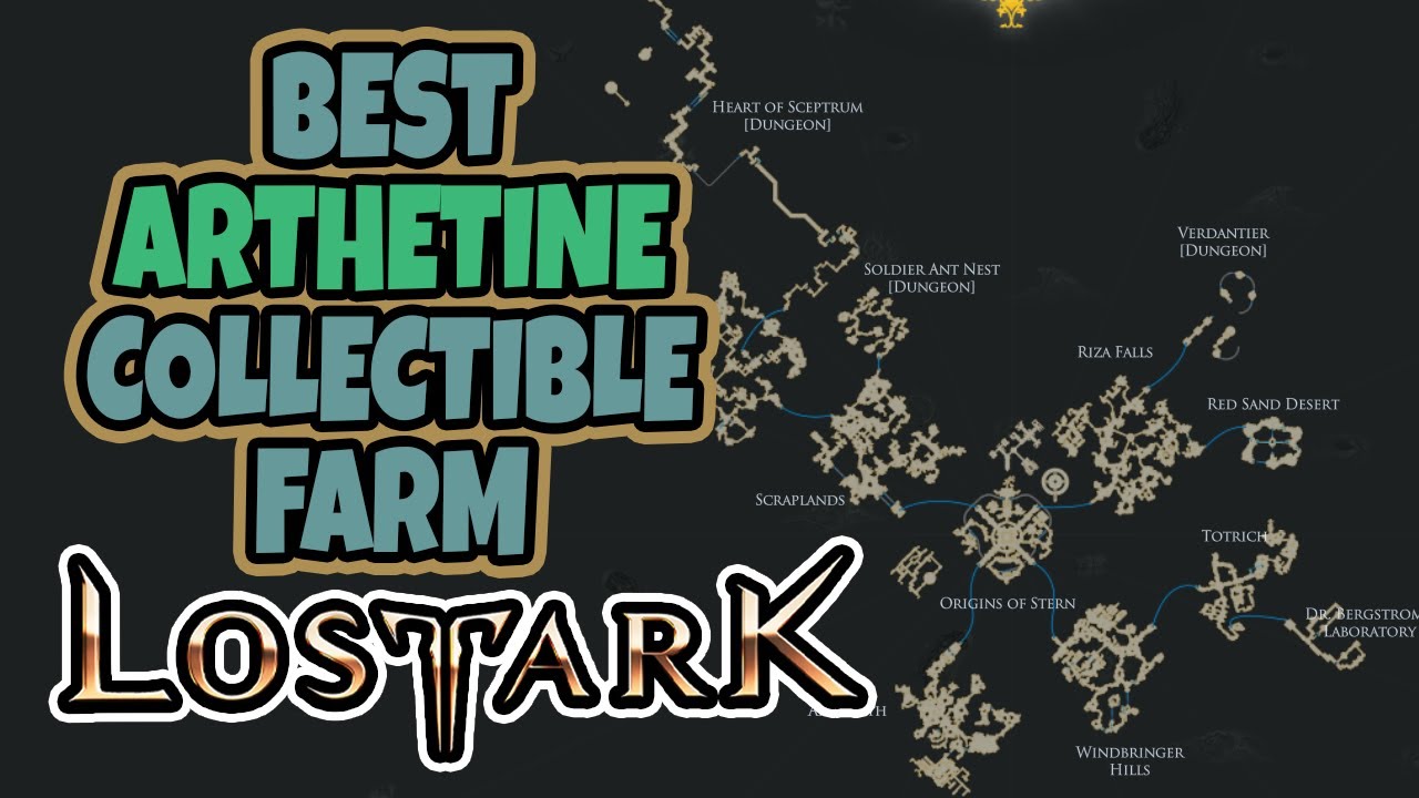 Best Arthetine collectible farm - Lost Ark gold farm